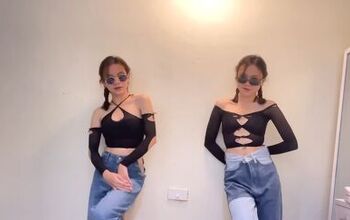 How to Make Cute DIY Crop Tops From Tights