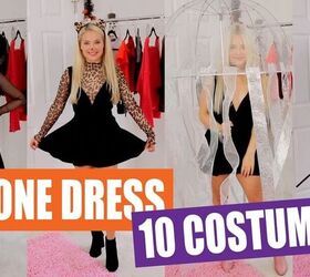 10 easy black dress halloween ideas, Black dress Halloween ideas