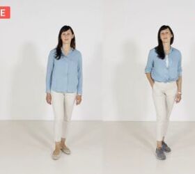 casual chic style lookbook for always looking polished, Soft pastel color shirt outfit