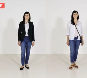 casual chic style lookbook for always looking polished, Unbottoned shirt outfit