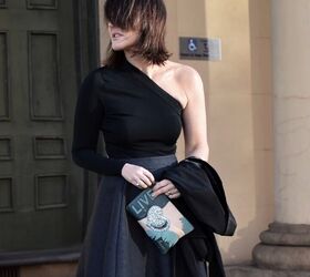 how to wear all black successfully, Black dress
