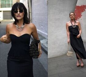 how to wear all black successfully, Black dresses