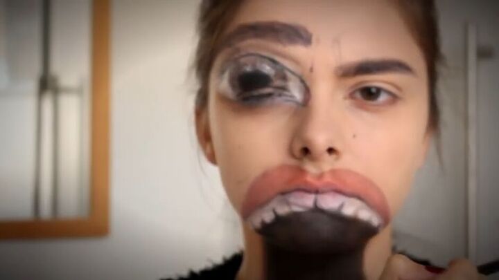 c chulainn s warp spasm makeup tutorial for halloween, Adding frown lines