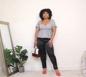 chic ways to style trouser pants, How to style black pants