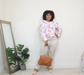 chic ways to style trouser pants, How to style cream pants