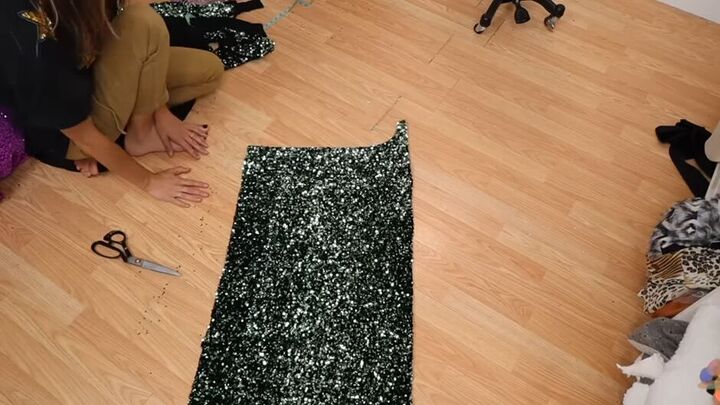 how to make a sexy sequin dress, Tab
