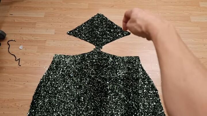 how to make a sexy sequin dress, Where to add drawstrings