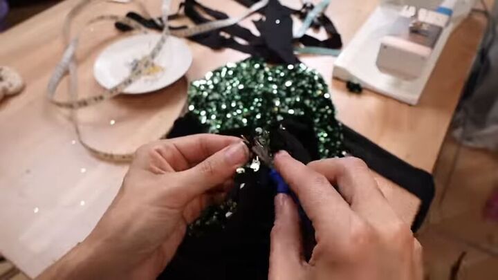 how to make a sexy sequin dress, Removing sequins