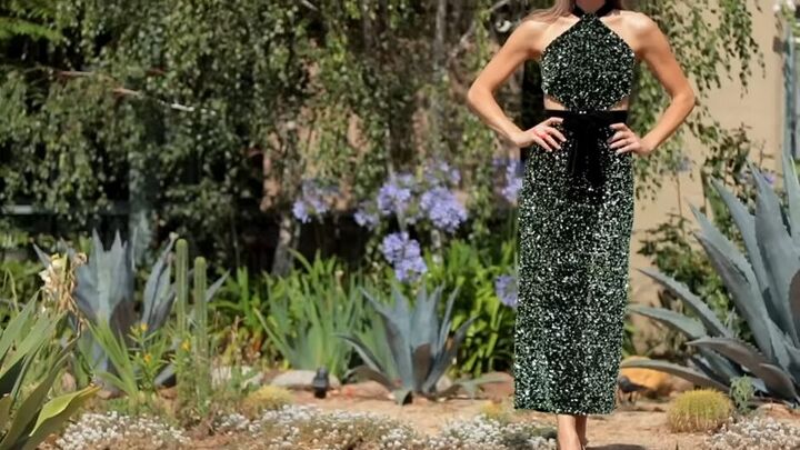 how to make a sexy sequin dress, Completed sexy sequin dress