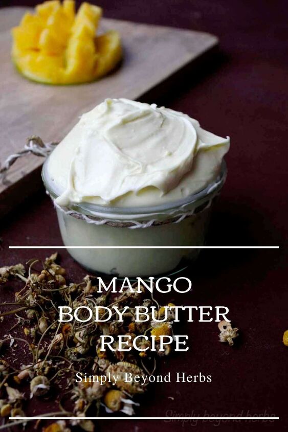 whipped mango butter for body and hair, whipped body butter