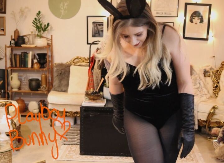 easy halloween costumes from your closet, Playboy bunny costume