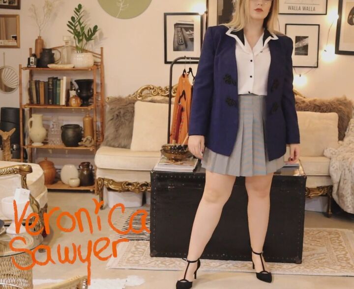 easy halloween costumes from your closet, Veronica Sawyer costume
