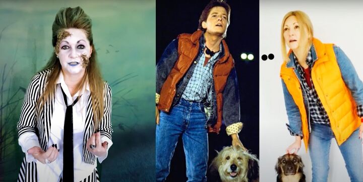 easy and sustainable halloween costumes, Marty McFly from Back to the Future costume