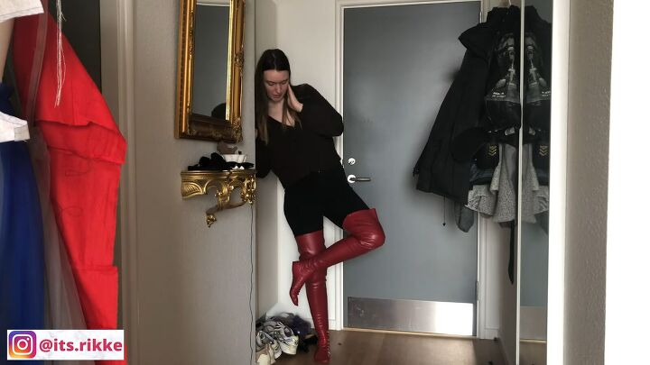 how to make a scarlet witch costume for halloween, Completed Scarlet Witch boots