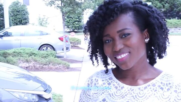 easy tutorial how to do a twist out on natural hair, How to do a twist out on natural hair Completed look