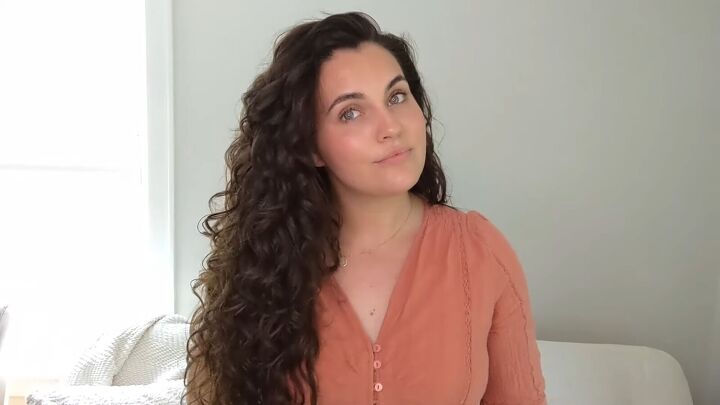 easy step by step curly hair routine, Completed step by step curly hair routine