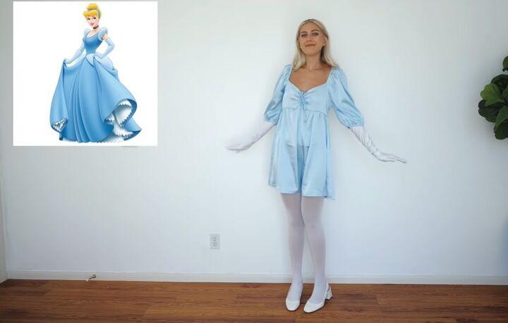9 awesome thrift store halloween costume ideas, DIY Cinderella costume