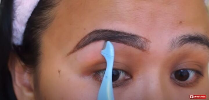 how to pluck your eyebrows easily at home, Tidying up the brows