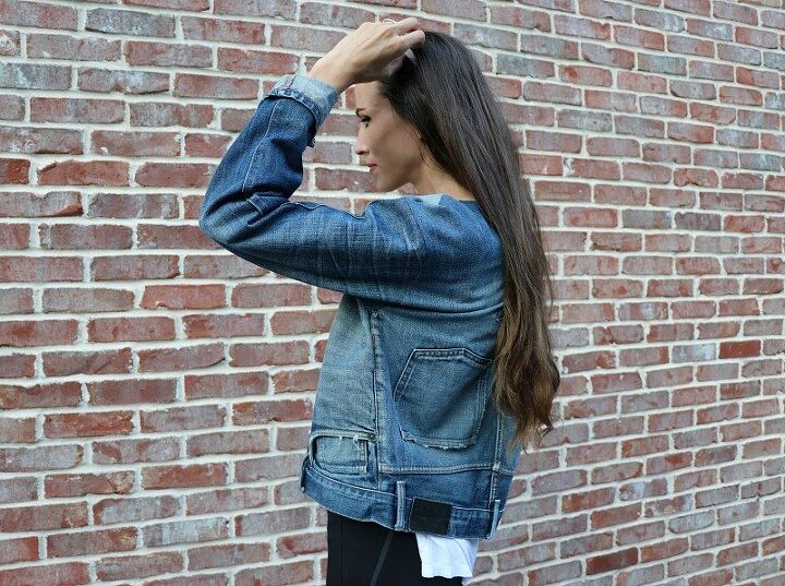 DIY: Jeans Into Denim Jacket | Upstyle
