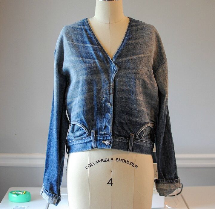 DIY: Jeans Into Denim Jacket | Upstyle