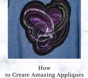 how to create amazing appliques from your favorite sweatshirt, Create Amazing Appliques