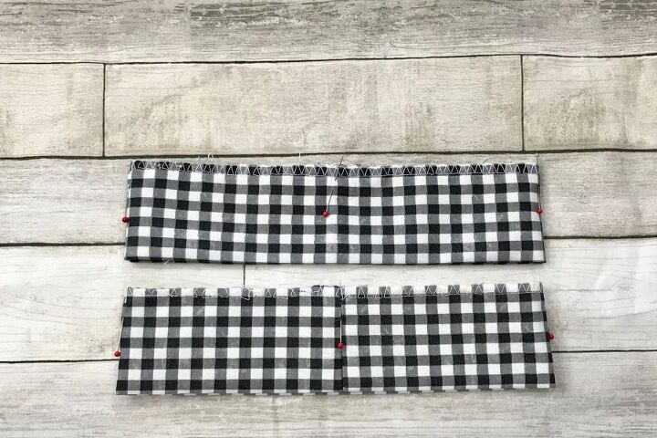 how to easily create stylish pant cuffs with a simple sewing hack, Buffalo plaid cuffs