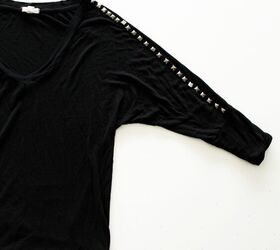 diy studded sweater, How To Add Studs To A Basic Shirt A Clothing Refashion