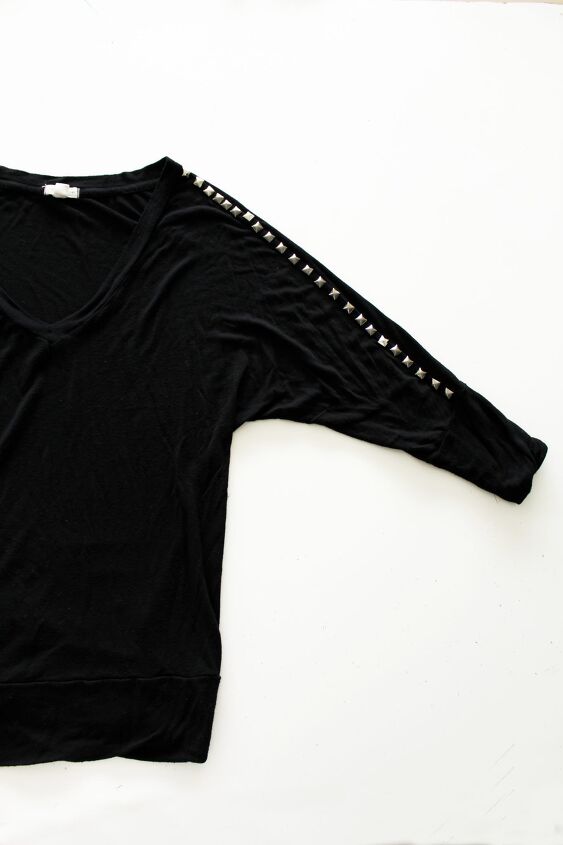 diy studded sweater, How To Add Studs To A Basic Shirt A Clothing Refashion