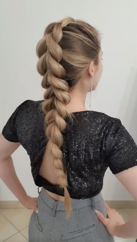 🍁 FALL INSPIRED 🍂 BRAID HACK | Upstyle