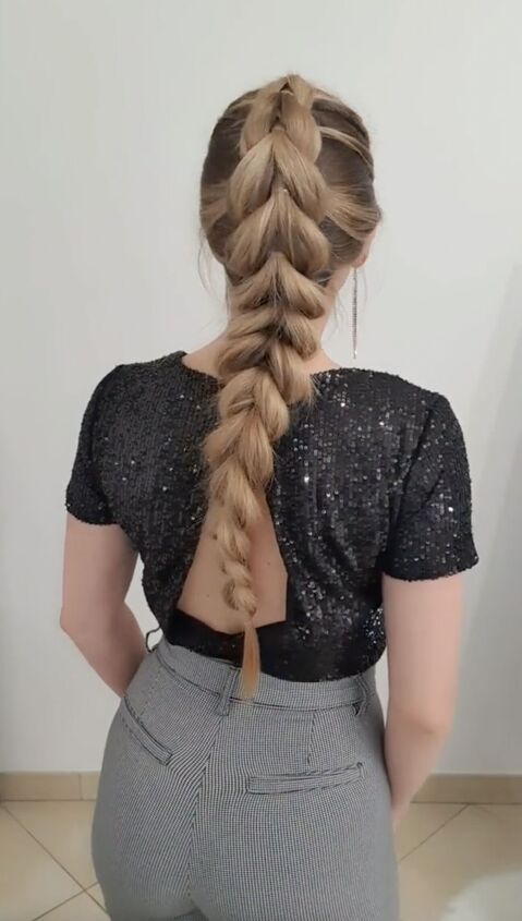 fall inspired braid hack