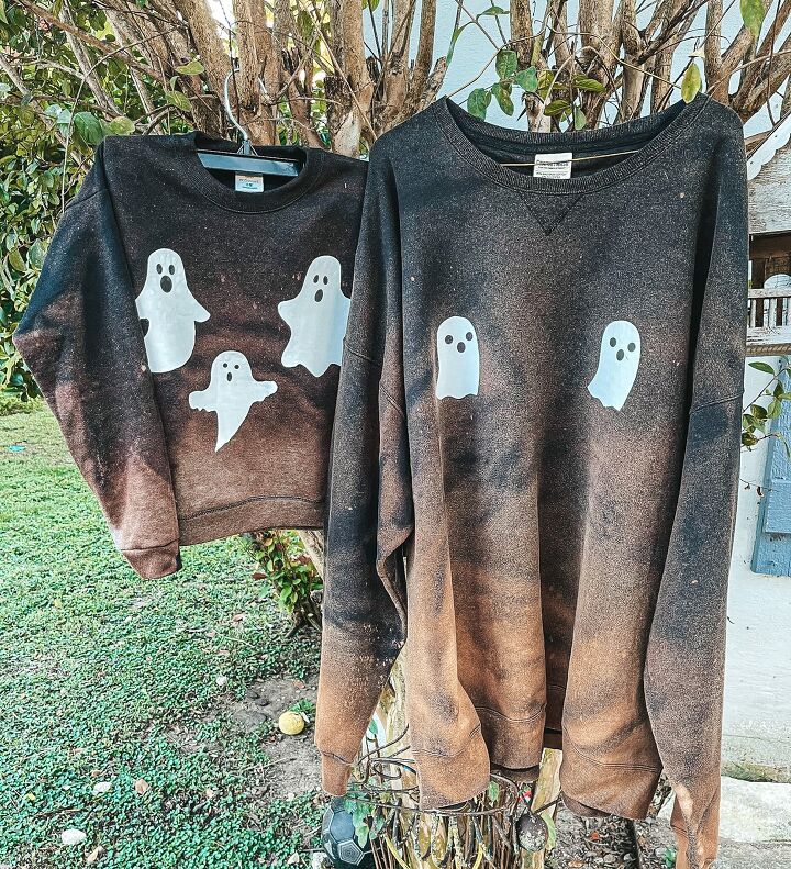 diy halloween sweatshirts, Last Year s Shirts