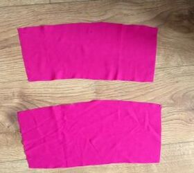 incredible dress transformation tutorial, Fabric rectangles