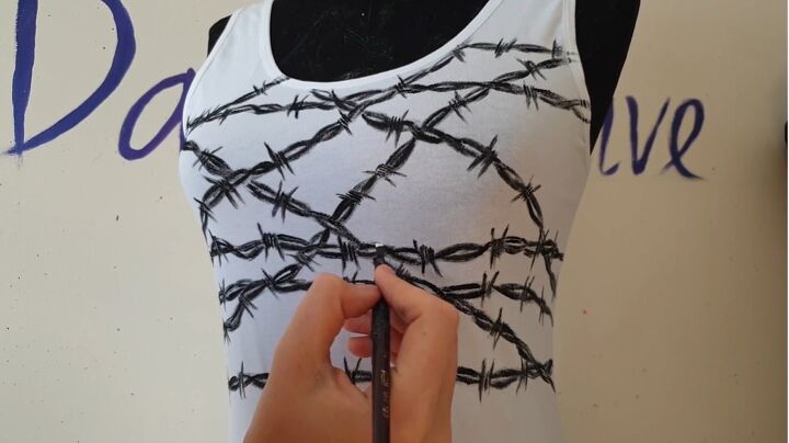 how to customize a sexy halloween costume bodysuit, Adding highlights