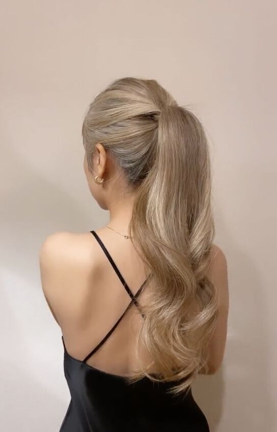 the most voluminous ponytail hack