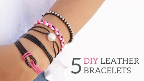 5 super cute diy leather friendship bracelet ideas, 5 DIY leather friendship bracelets