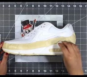 how to create awesome multicolor sneakers, Prepping the surface