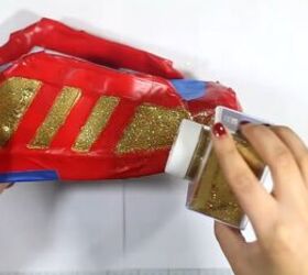 how to make unique glitter sneakers, Adding glitter to sneakers