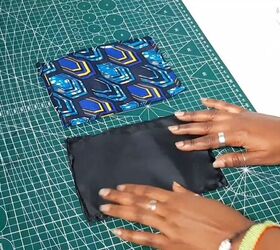 learn how to make a ruffle tote bag with this step by step tutorial, Progress example shot