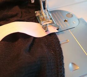 how to keep an off the shoulder top off your shoulders comfortably, Simple SEWING HACK to keep off shoulder tops off your shoulder
