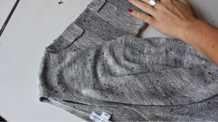 revamp your old sweaters with these 2 awesome upcycle ideas, Cutting the sweater
