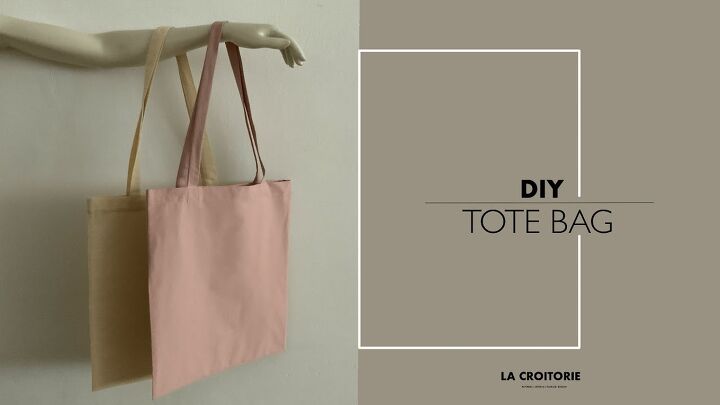 how to make a super cute and sustainable tote bag, DIY sustainable tote bag