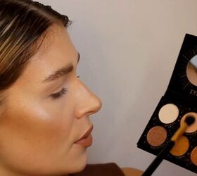 easy halo eye makeup tutorial, Blending eyeshadow colors