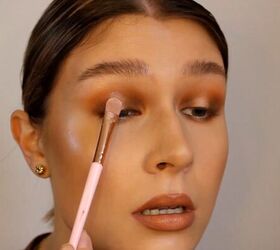 easy halo eye makeup tutorial, Adding white eyeshadow