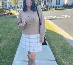 4 ways to style a plaid skirt