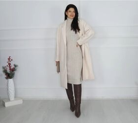 styling tutorial 8 winter outfits for when you have nothing to wear, Sweater dress outfit