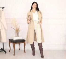 winter lookbook tutorial 7 sleek outfit ideas, High waisted pants and slouchy boots