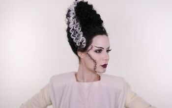 Halloween Bride of Frankenstein Makeup Tutorial
