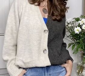 One Easy Way to Crop Your Cardigan Without Cutting It!