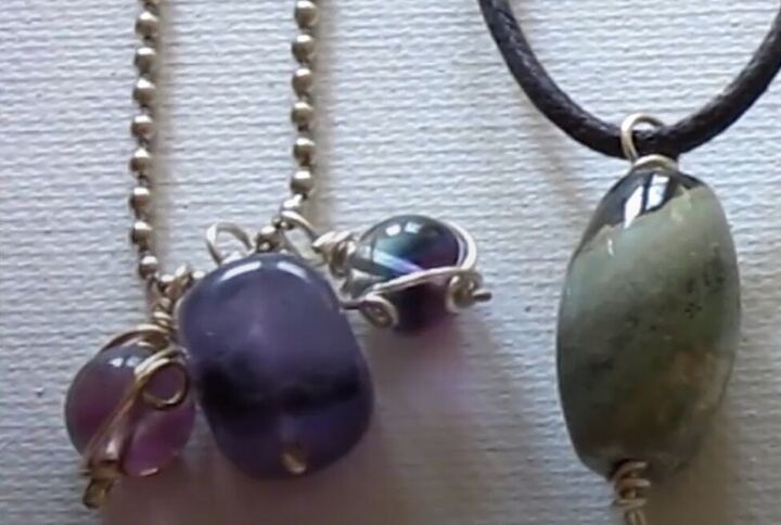 diy jewelry tutorial how to make a pretty necklace pendant, DIY pendants on chains