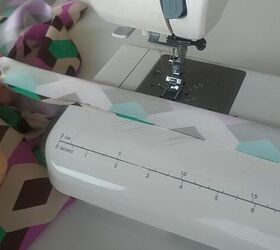 how to sew a cute and easy blouse, Making front and back tie bands